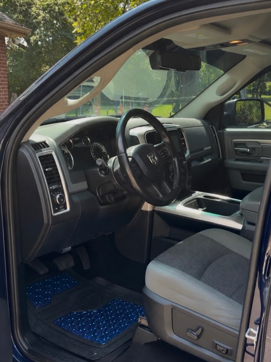 Detailed Ram truck front interior